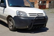 Citroen Berlingo 1996-2008 Bullbar WT003 Negru Inox foto 4
