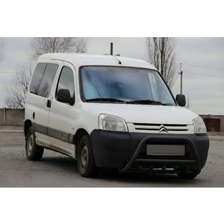 Bullbar WT003 Negru Inox Citroen Berlingo 1996-2008 foto 1