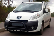 Citroen Jumpy 2007–2017 Bullbar WT003 Negru Inox foto 1
