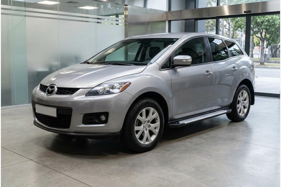 Mazda CX-7 2006-2012 Praguri Laterale Allmond Grey (2 buc, Aluminiu) Image