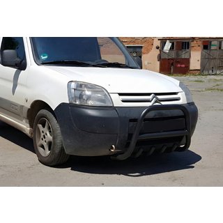 Bullbar WT003 Negru Inox Peugeot Partner 1996-2008 foto 3