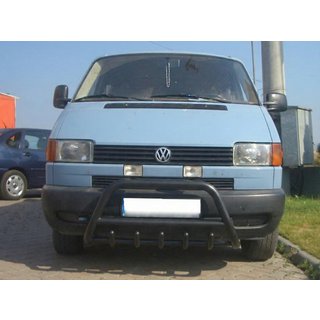 Bullbar WT003 Negru Inox Volkswagen T4 Caravelle/Multivan 1990–2003 foto 1