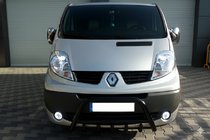 Opel Vivaro 2001–2015 Bull Bar WT003 Negru (Otel Inoxidabil) foto 4