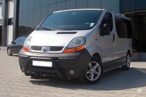 Opel Vivaro 2001–2015 Bull Bar WT003 Negru (Otel Inoxidabil) foto 3