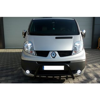 Bull Bar WT003 Negru (Otel Inoxidabil) Opel Vivaro 2001–2015 foto 4
