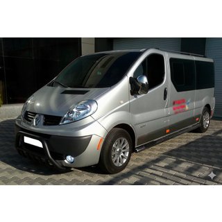 Bull Bar WT003 Negru (Otel Inoxidabil) Opel Vivaro 2001–2015 foto 2