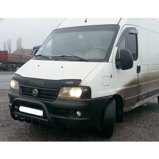 Bull Bar WT003 Negru (Otel Inoxidabil) Citroen Jumper 1995-2006 foto 3
