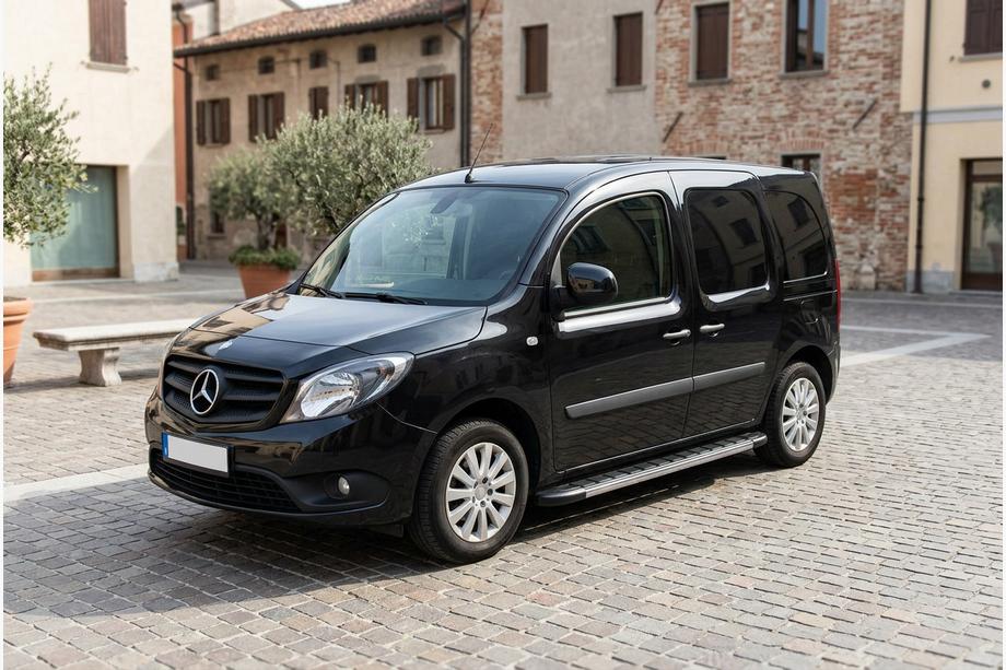 Mercedes Citan 2013-2021 Praguri Laterale Duru (2 buc, Aluminiu) Image