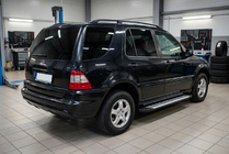 Mercedes ML W163 1997-2005 Praguri Laterale Line (2 buc, Aluminiu) foto 1