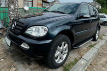 Mercedes ML W163 1997-2005 Praguri Laterale Duru (2 buc, Aluminiu) foto 2