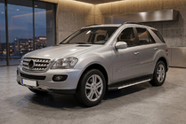 Mercedes ML W164 2005-2011 Praguri Laterale Duru (2 buc, Aluminiu) foto 1