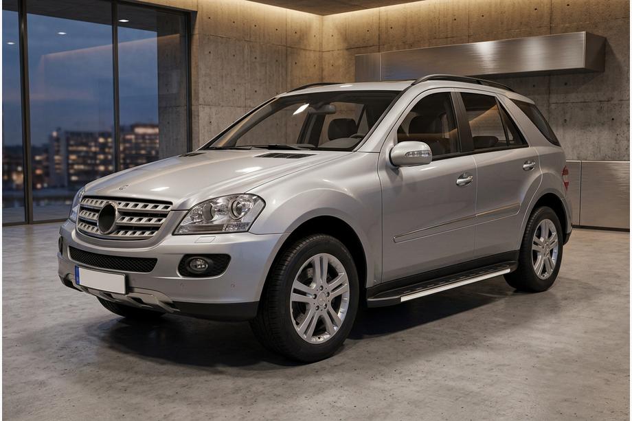 Mercedes ML W164 2005-2011 Praguri Laterale Duru (2 buc, Aluminiu) Image