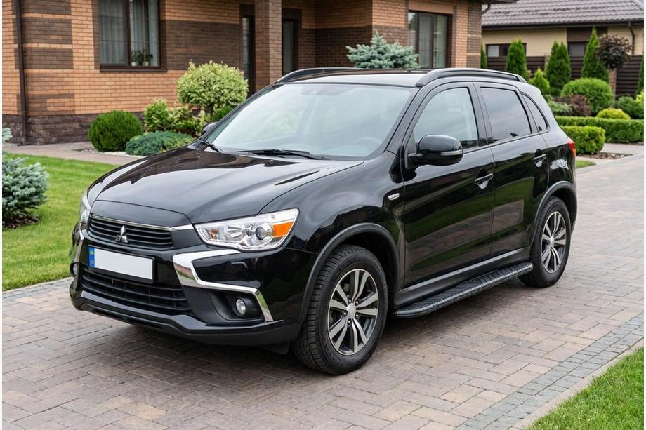Mitsubishi ASX 2010-2023 Praguri Laterale Bosphorus Black (2 buc, Aluminiu) Image
