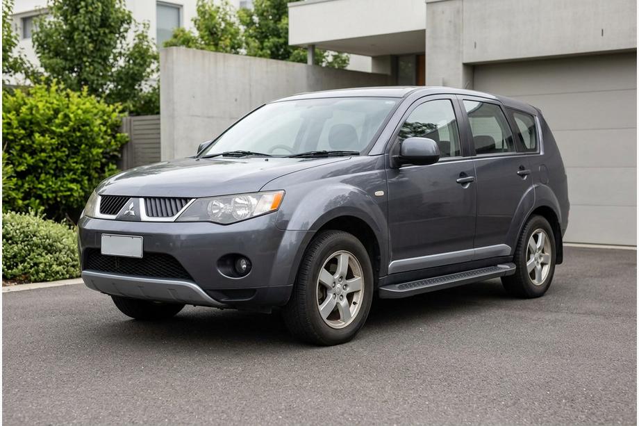 Mitsubishi Outlander 2006-2012 Praguri Laterale Allmond Black (2 buc, Aluminiu) Image