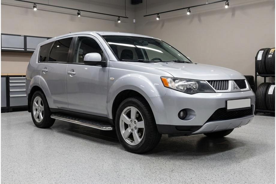 Mitsubishi Outlander 2006-2012 Praguri Laterale Maydos V1 (2 buc, Aluminiu si Otel Inoxidabil) Image