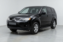 Mitsubishi Outlander 2006-2012 Praguri Laterale Bosphorus Black (2 buc, Aluminiu) foto 1