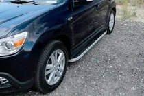 Mitsubishi Outlander 2006-2012 Praguri Laterale Tayga Grey (2 buc, Aluminiu) foto 5