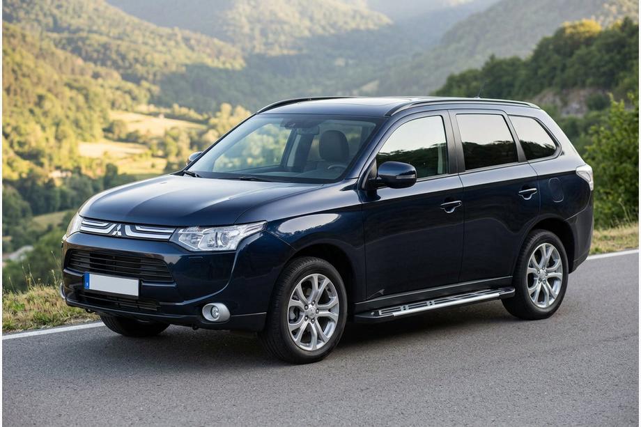 Mitsubishi Outlander 2012-2021 Praguri Laterale Sunrise (2 buc, Aluminiu) Image