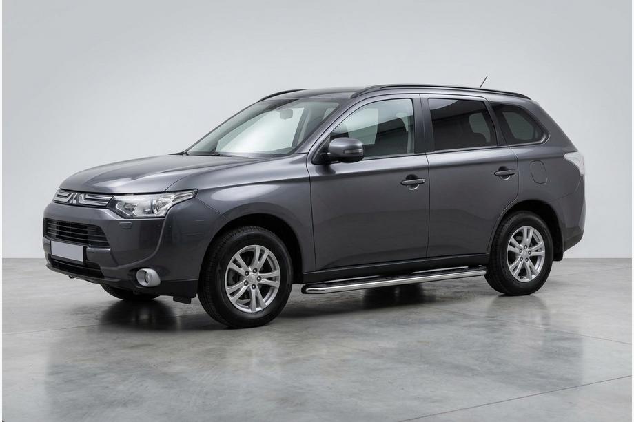 Mitsubishi Outlander 2012-2021 Praguri Laterale Maydos V1 (2 buc, Aluminiu si Otel Inoxidabil) Image