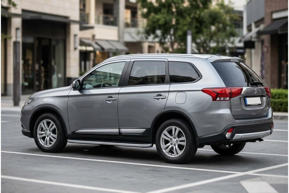 Mitsubishi Outlander 2012-2021 Praguri Laterale Tayga Grey (2 buc, Aluminiu) Image