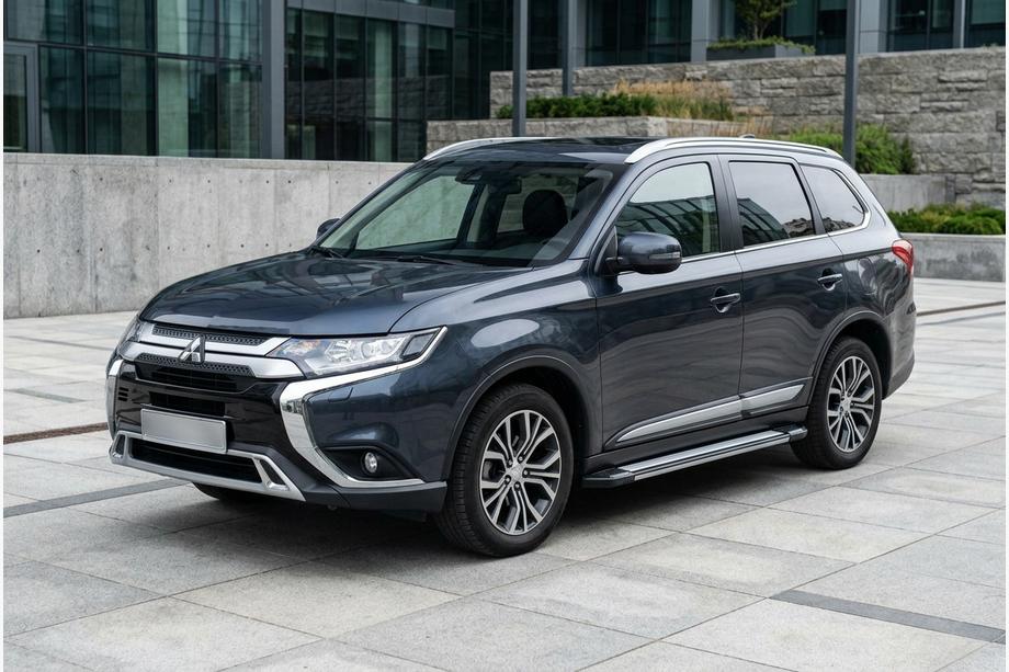 Mitsubishi Outlander 2012-2021 Praguri Laterale Rainbow (2 buc, Aluminiu) Image