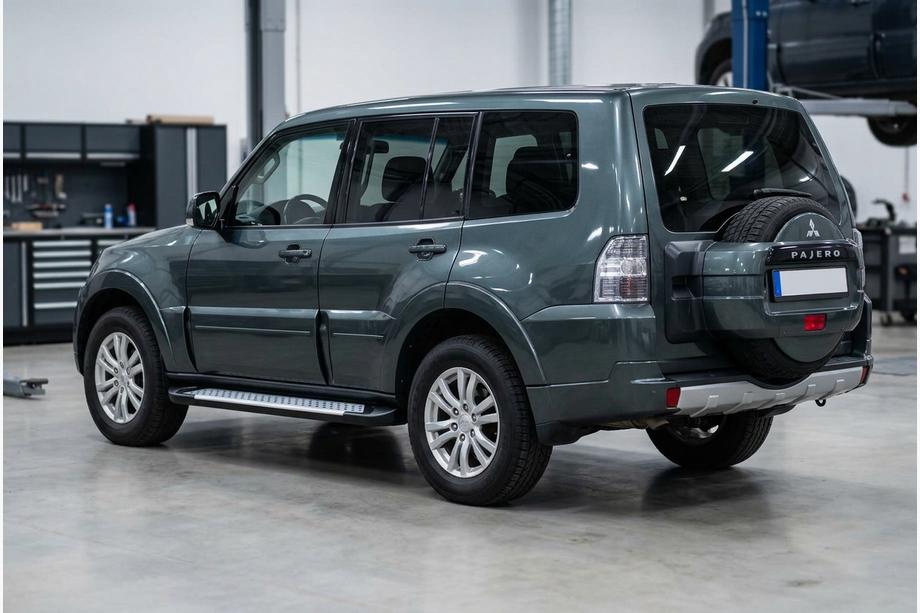 Mitsubishi Pajero Wagon IV 2006-2021 Praguri laterale tip X5 (2 buc, aluminiu) Image