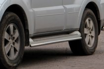 Mitsubishi Pajero Wagon IV 2006-2021 Tevi Laterale (2 buc, Otel Inoxidabil) foto 5