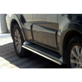 Tevi Laterale (2 buc, Otel Inoxidabil) Mitsubishi Pajero Wagon IV 2006-2021 foto 1