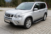 Nissan X-trail T31 2007-2014 Praguri Laterale Duru (2 buc, Aluminiu) foto 1