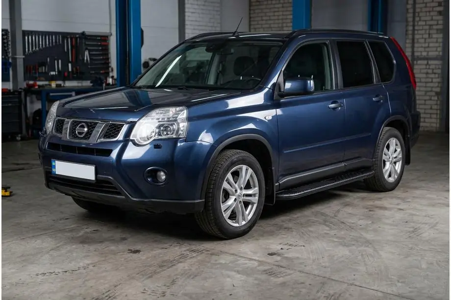 Nissan X-trail T31 2007-2014 Praguri Laterale Bosphorus Black (2 buc, Aluminiu) Image