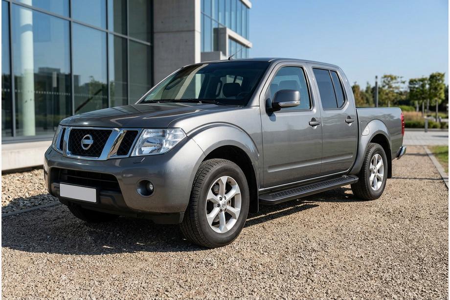 Nissan Navara 2006-2015 Praguri Laterale Allmond Black (2 buc, Aluminiu) Image