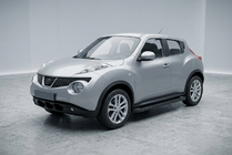 Nissan Juke 2010-2019 Praguri Laterale Allmond Black (2 buc, Aluminiu) foto 1