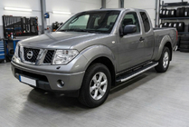 Nissan NP300 1999-2015 Praguri Laterale Fullmond (2 buc, Aluminiu) foto 1