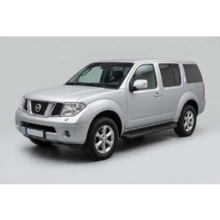 Praguri Laterale Allmond Black (2 buc, Aluminiu) Nissan Pathfinder R51 2005-2014 foto 1