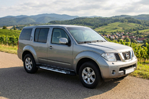 Nissan Pathfinder R51 2005-2014 Praguri Laterale Sunrise (2 buc, Aluminiu) foto 1
