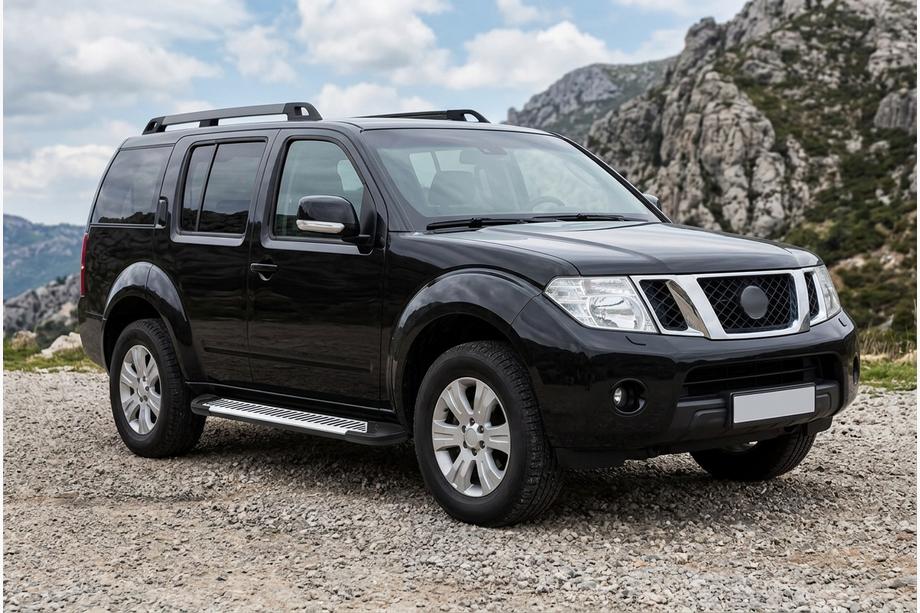 Nissan Pathfinder R51 2005-2014 Praguri Laterale Line (2 buc, Aluminiu) Image