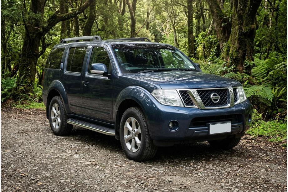 Nissan Pathfinder R51 2005-2014 Praguri Laterale Maydos V1 (2 buc, Aluminiu si Otel Inoxidabil) Image