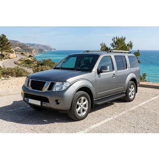 Praguri Laterale Bosphorus Black (2 buc, Aluminiu) Nissan Pathfinder R51 2005-2014 foto 1
