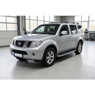 Praguri Laterale Tayga Grey (2 buc, Aluminiu) Nissan Pathfinder R51 2005-2014 foto 1