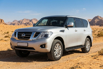 Nissan Patrol Y62 2010-2024 Praguri Laterale Allmond Black (2 buc, Aluminiu) foto 2