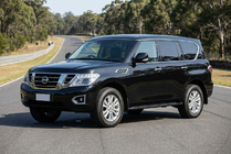 Nissan Patrol Y62 2010-2024 Praguri Laterale Allmond Black (2 buc, Aluminiu) foto 1