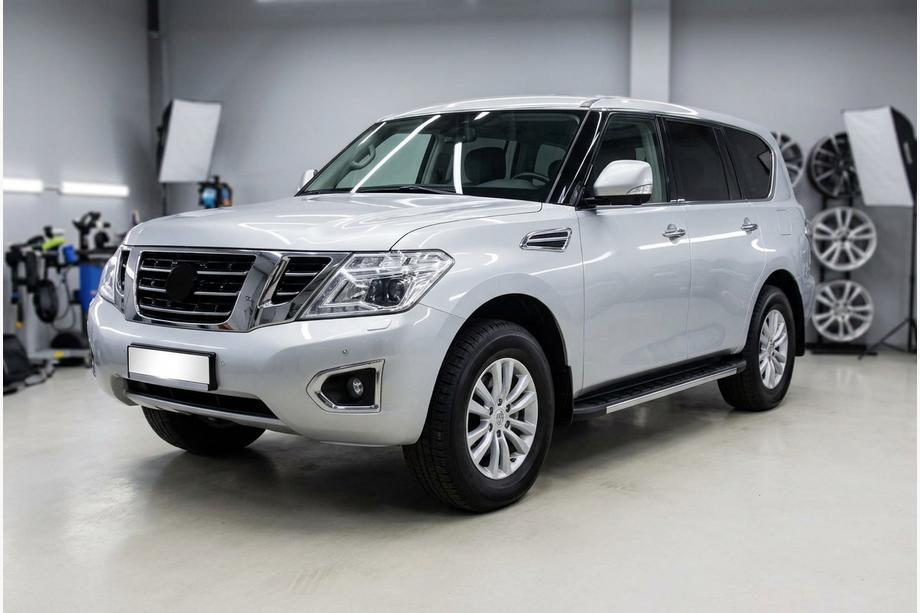 Nissan Patrol Y62 2010-2024 Praguri Laterale Duru (2 buc, Aluminiu) Foto 1