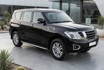 Nissan Patrol Y62 2010-2024 Praguri Laterale Maydos V1 (2 buc, Aluminiu si Otel Inoxidabil) foto 1