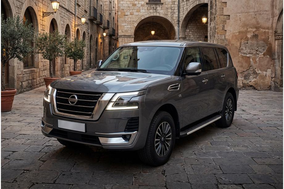 Nissan Patrol Y62 2010-2024 Praguri Laterale Fullmond (2 buc, Aluminiu) Image