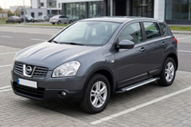 Nissan Qashqai 2007-2010 Praguri Laterale Line (2 buc, Aluminiu) foto 1