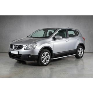 Praguri Laterale Tayga Grey (2 buc, Aluminiu) Nissan Qashqai 2007-2010 foto 1