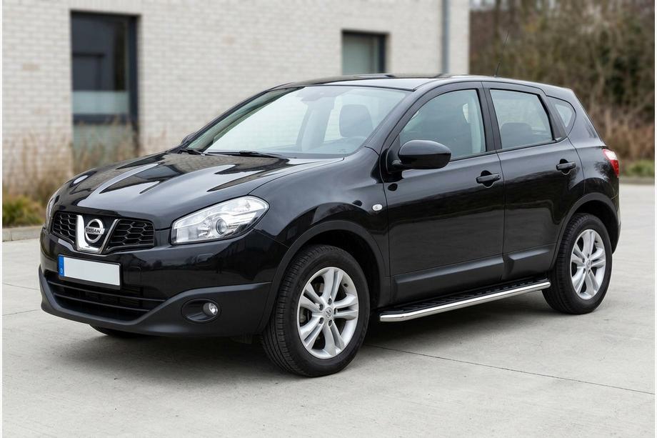 Nissan Qashqai 2010-2014 Praguri Laterale Maydos V1 (2 buc, Aluminiu si Otel Inoxidabil) Image