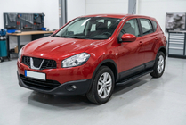 Nissan Qashqai 2010-2014 Praguri Laterale Bosphorus Black (2 buc, Aluminiu) foto 1