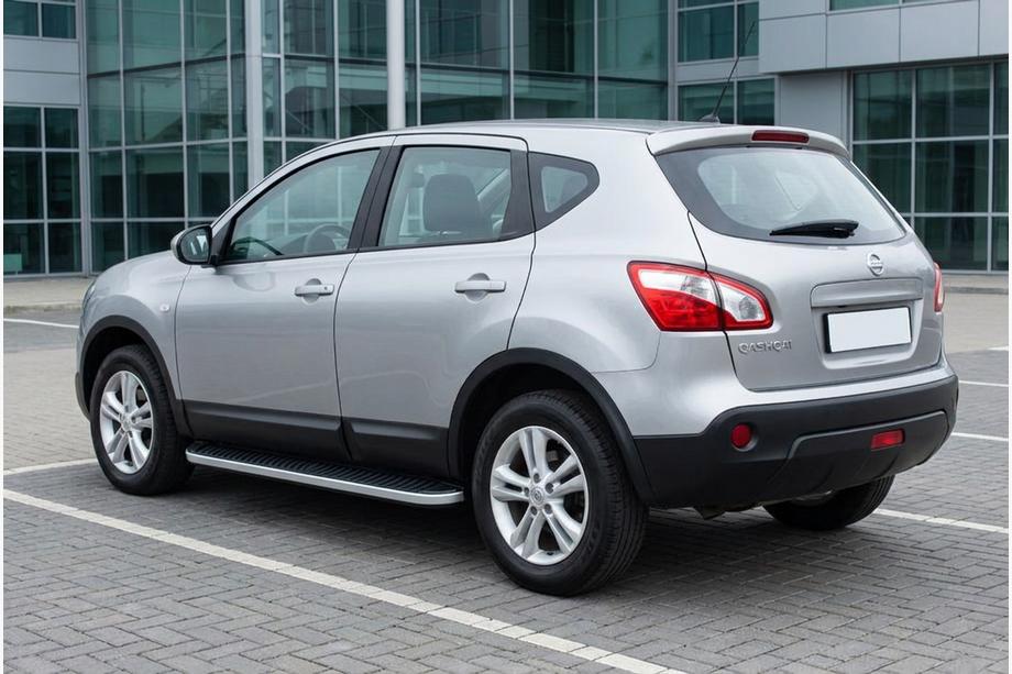 Nissan Qashqai 2010-2014 Praguri Laterale Tayga Grey (2 buc, Aluminiu) Image