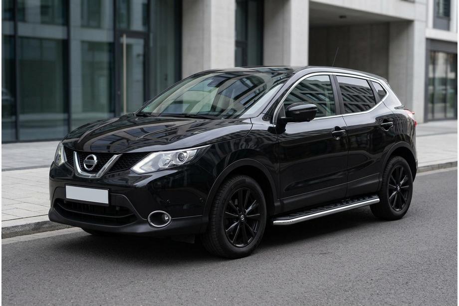 Nissan Qashqai 2014-2021 Praguri Laterale Maydos V1 (2 buc, Aluminiu si Otel Inoxidabil) Image